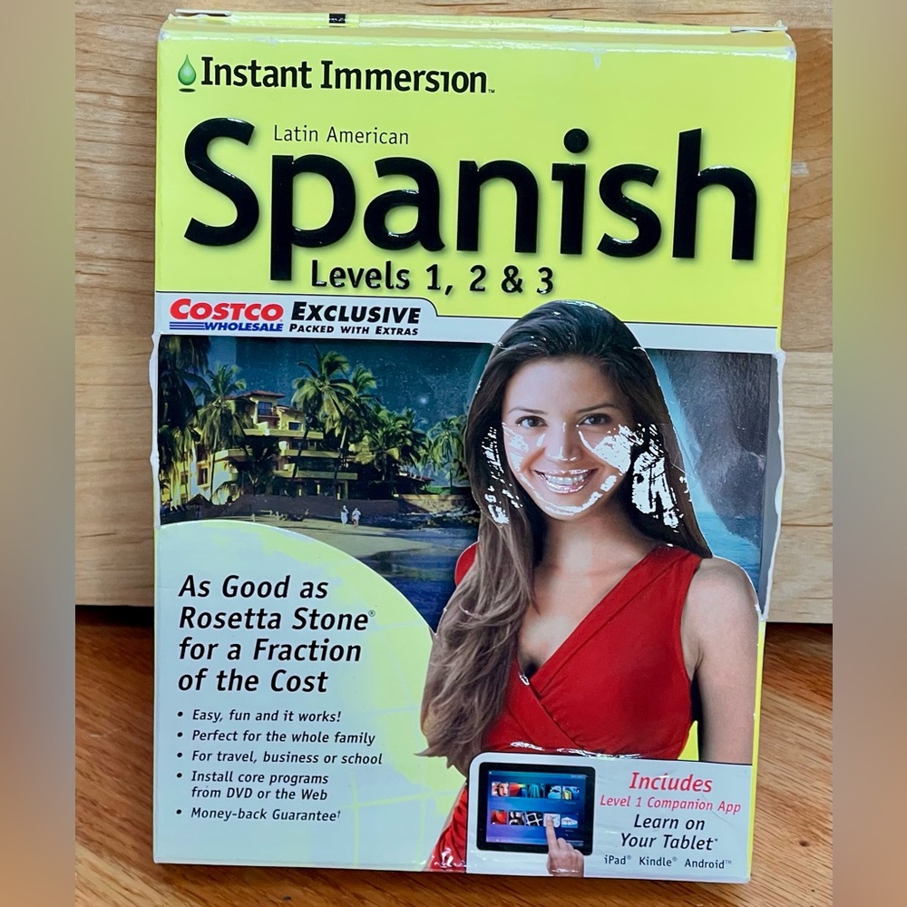 Instant Immersion Spanish language software